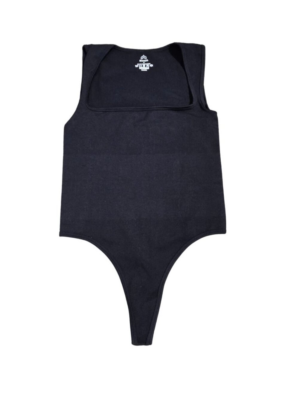 NWOT | Sunzel Black Square Neck Sleeveless Thong Shapewear Bodysuit Small